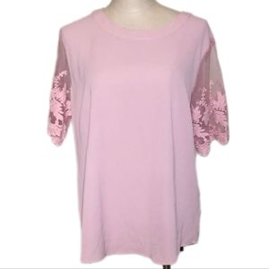 Lulus NWT Light Pink Women’s Blouse Sz L